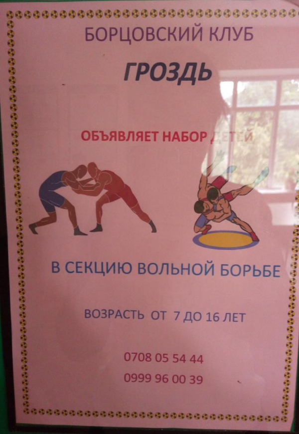 Борцовский клуб Достук объявляет набор детей